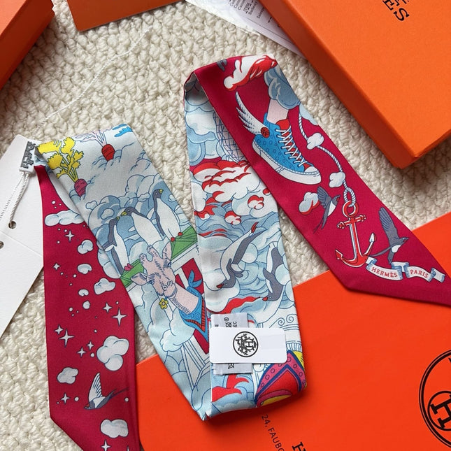 HERMES 26S SCARF 86 IN SILK 309634