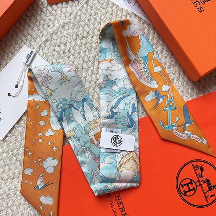 HERMES 26S SCARF 86 IN SILK 309635