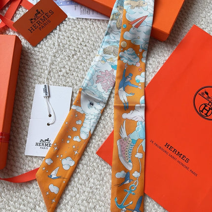 HERMES 26S SCARF 86 IN SILK 309635
