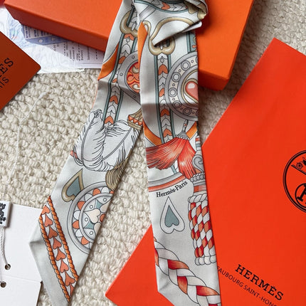 HERMES 26S SCARF 86 IN SILK 309641