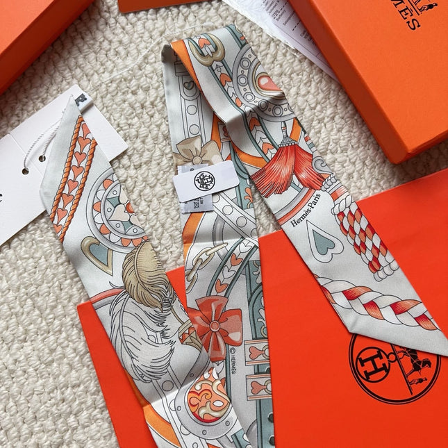 HERMES 26S SCARF 86 IN SILK 309641