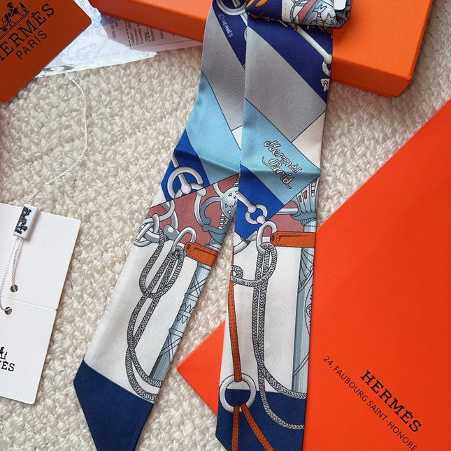 HERMES 26S SCARF 86 IN SILK 309644