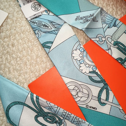 HERMES 26S SCARF 86 IN SILK 309645