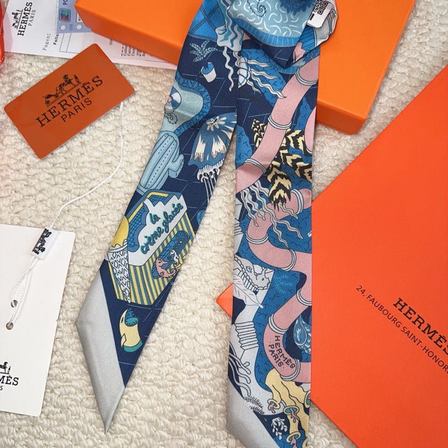 HERMES 26S SCARF 86 IN SILK 309650