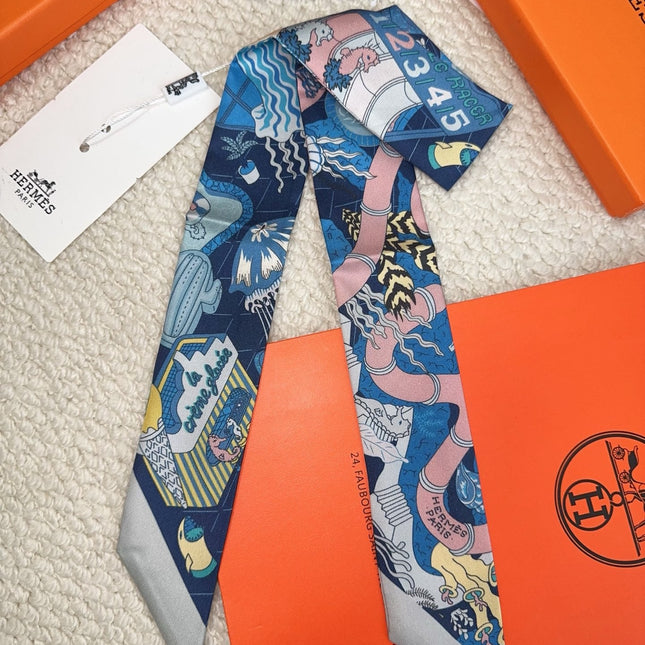 HERMES 26S SCARF 86 IN SILK 309650
