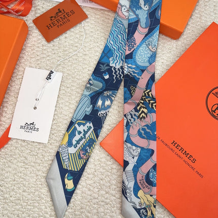 HERMES 26S SCARF 86 IN SILK 309650