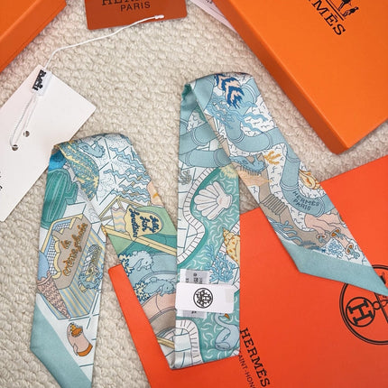 HERMES 26S SCARF 86 IN SILK 309651