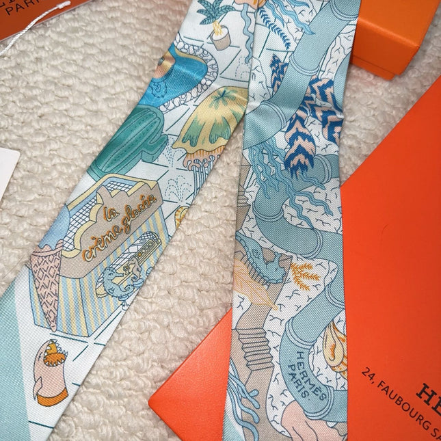 HERMES 26S SCARF 86 IN SILK 309651