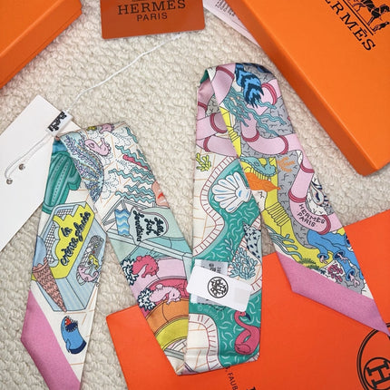 HERMES 26S SCARF 86 IN SILK 309652