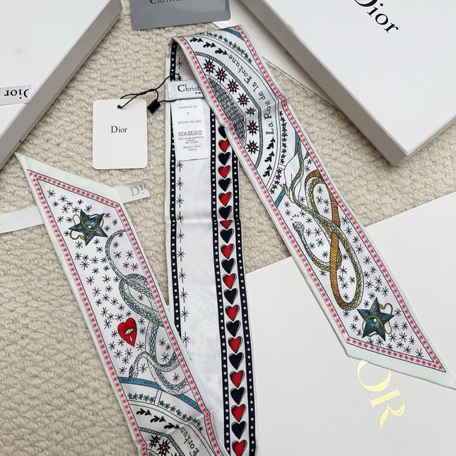 DIOR 26S SCARF 86CM IN SILK 311739