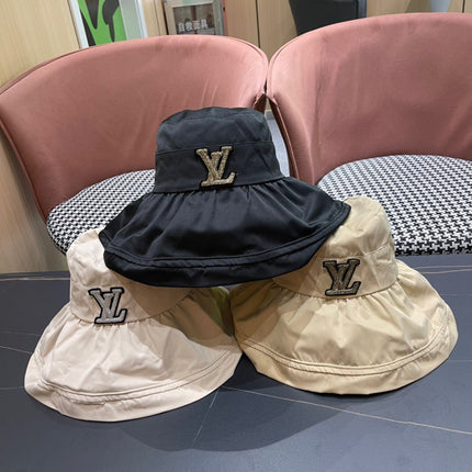 BUCKET HAT IN BLACK COTTON 404526