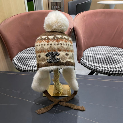 PLUSH WINTER HAT COLORFUL 431204