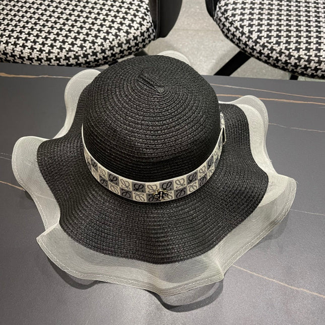 LOEWE 26S WIDE BRIM STRAW SUN HAT STYLE 051