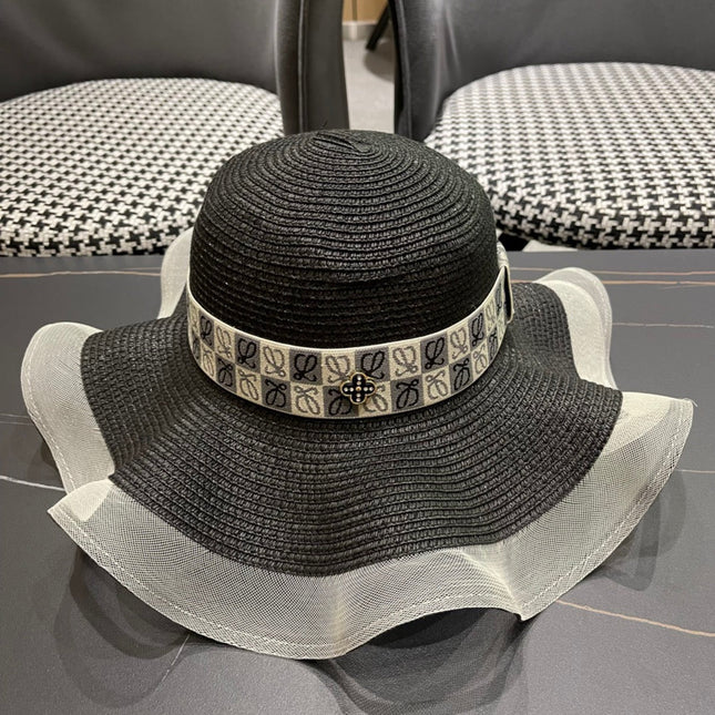 LOEWE 26S WIDE BRIM STRAW SUN HAT STYLE 051