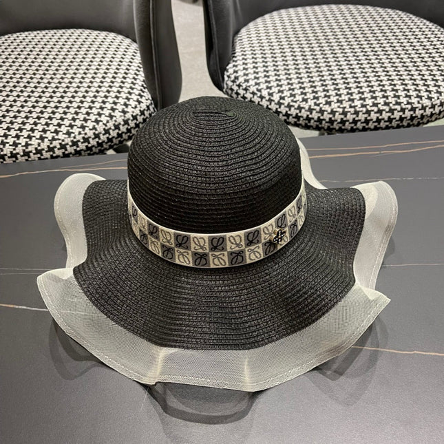 LOEWE 26S WIDE BRIM STRAW SUN HAT STYLE 051