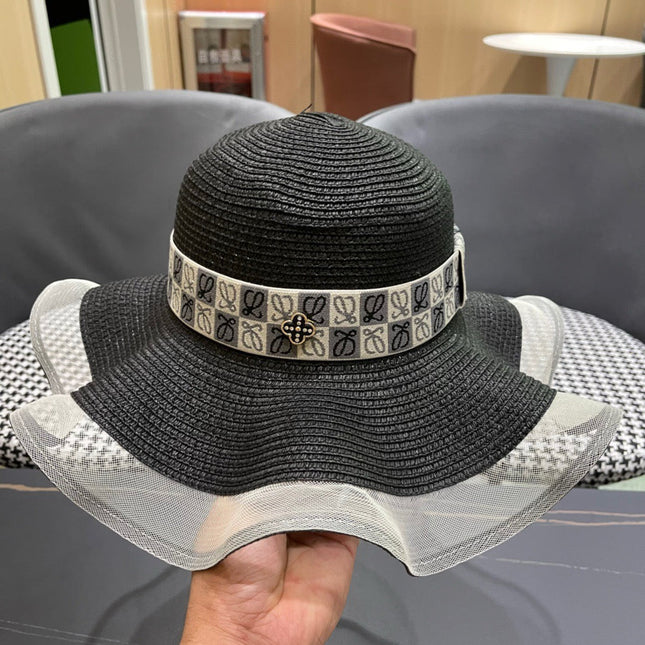 LOEWE 26S WIDE BRIM STRAW SUN HAT STYLE 051