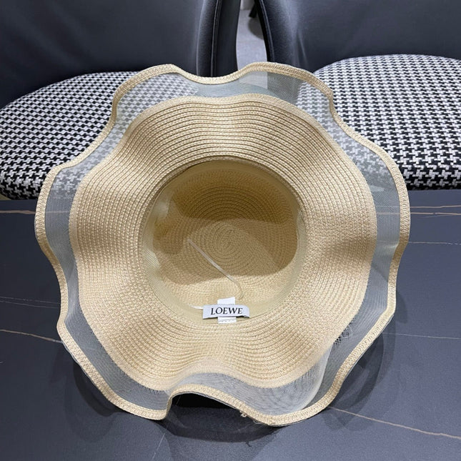 LOEWE 26S WIDE BRIM STRAW SUN HAT STYLE 053