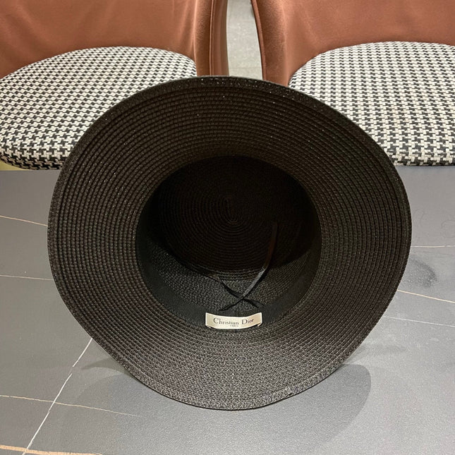 DIOR 26S STRAW BOATER HAT STYLE 200