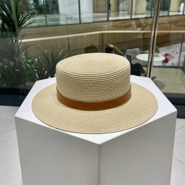CELINE 26S STRAW BOATER HAT STYLE 140
