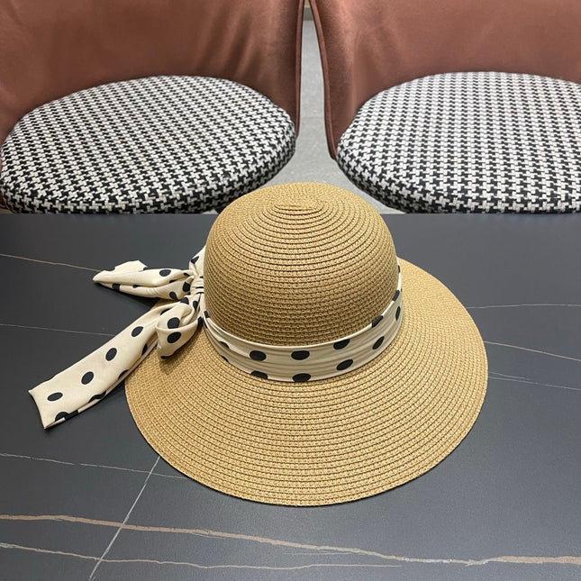 DIOR 26S BRIM STRAW SUN HAT STYLE 180