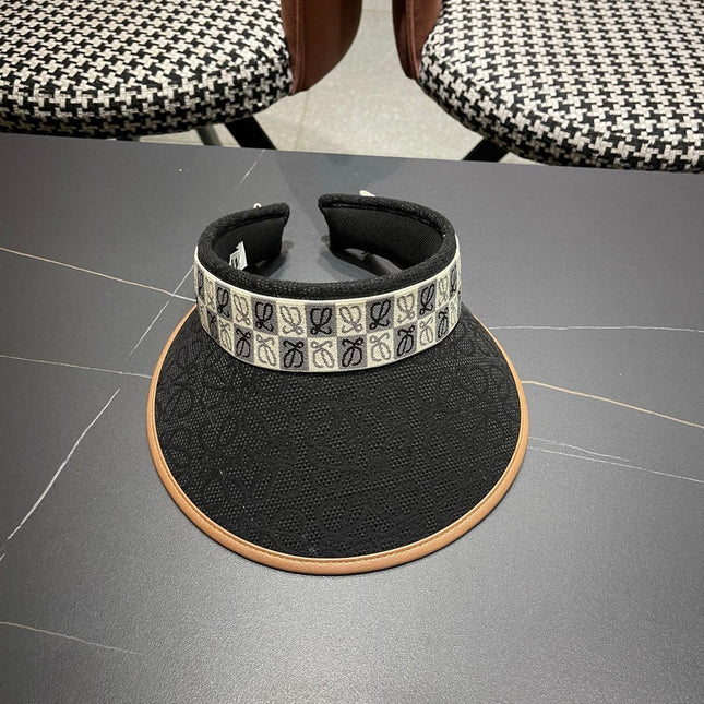 LOEWE 26S MONOGRAM SUN VISOR HAT STYLE 055