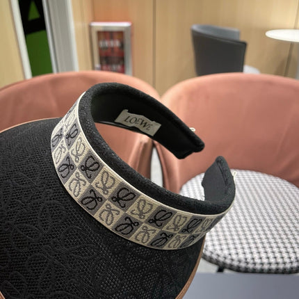 LOEWE 26S MONOGRAM SUN VISOR HAT STYLE 055
