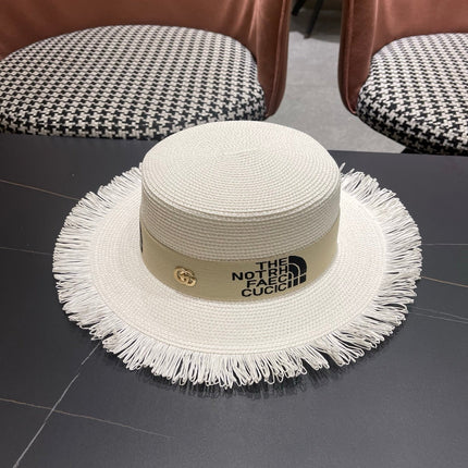 GUCCI 26S WIDE-BRIMMED STRAW HAT STYLE 68