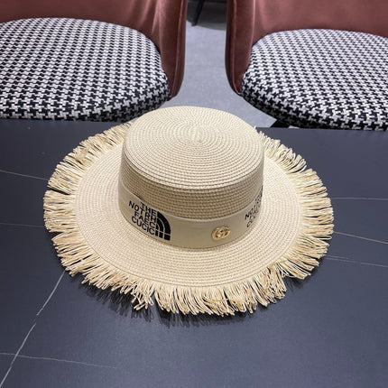 GUCCI 26S WIDE-BRIMMED STRAW HAT STYLE 66