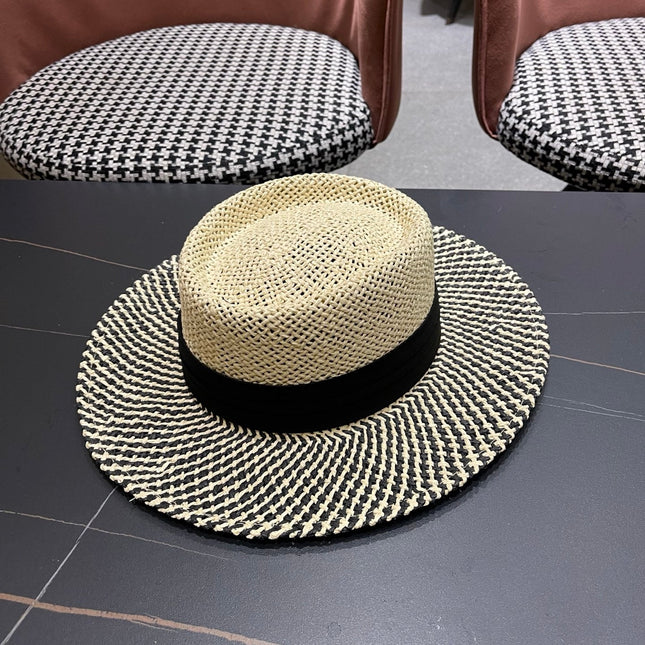 GUCCI 26S WIDE-BRIMMED STRAW HAT 264