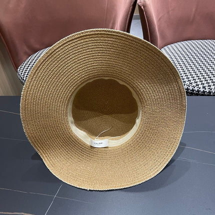 CELINE 26S WIDE BRIM STRAW SUN HAT STYLE 227