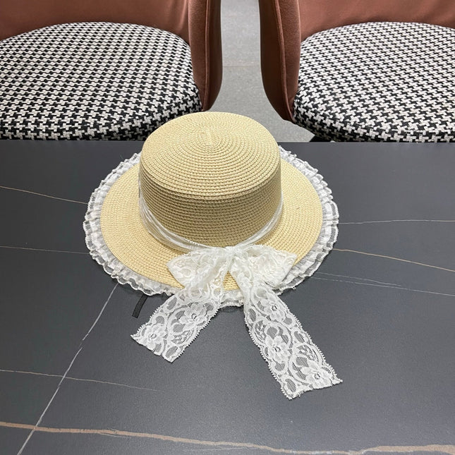 GUCCI 26S WIDE-BRIMMED STRAW HAT 252