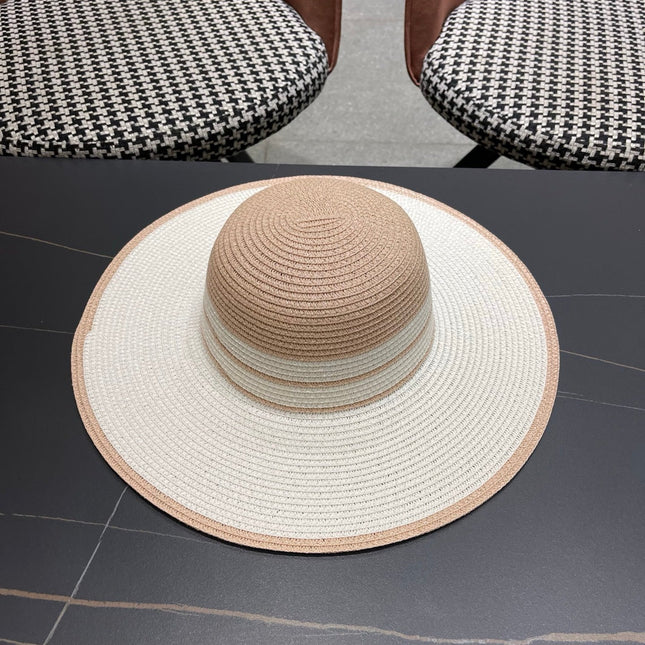 CELINE 26S WIDE BRIM STRAW SUN HAT 200