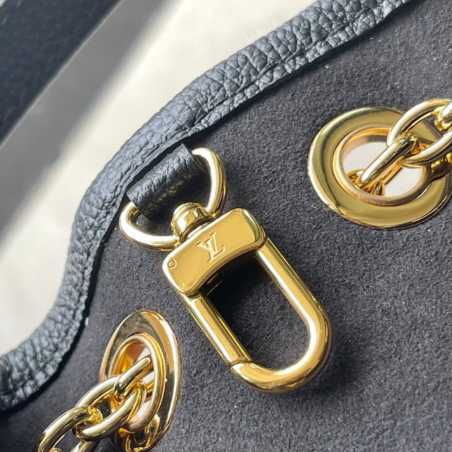 BUNDLE 28 IN BLACK MONOGRAM EMPREINTE LEATHER GOLD HARDWARE