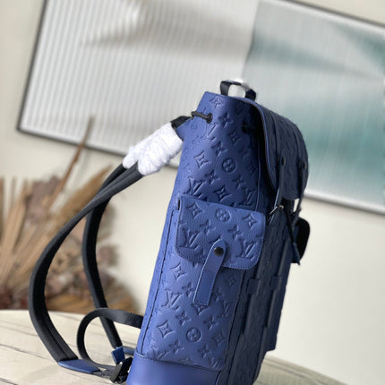 CHRISTOPHER MM 44 IN SAPPHIRE BLUE TAURILLON