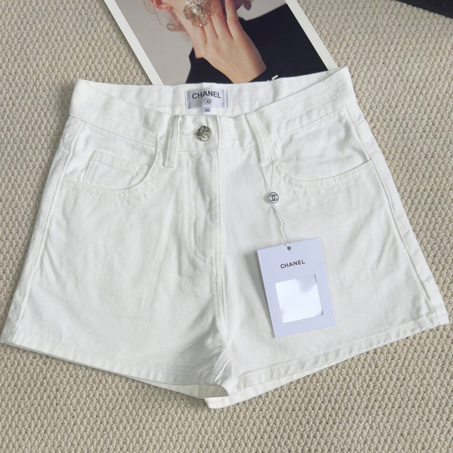 CHANEL 26S DENIM SHORTS 1436