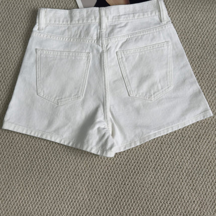 CHANEL 26S DENIM SHORTS 1436