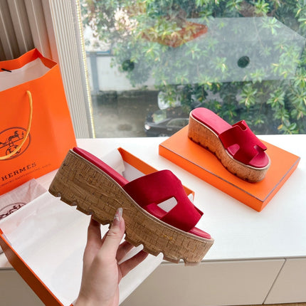 EZE 65 SANDAL CHERRY SUEDE