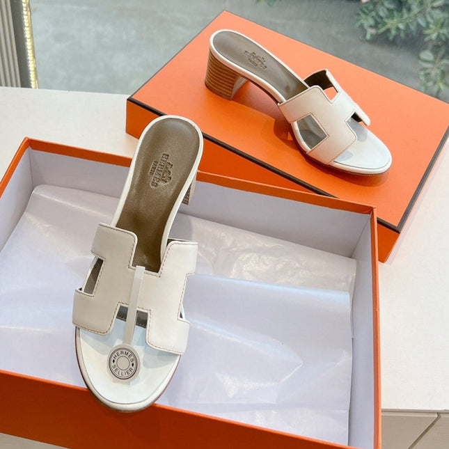0ASIS SANDAL IN WHITE CALFSKIN