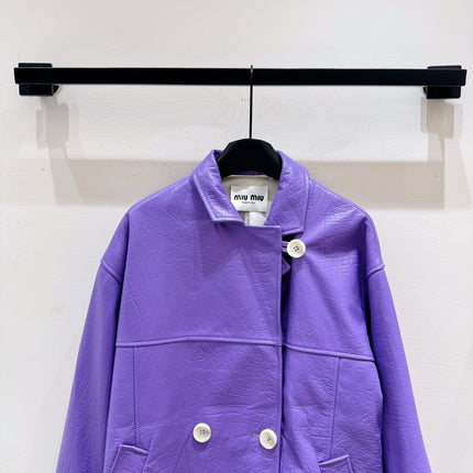 MIUMIU LEATHER JACKET STYLE 844
