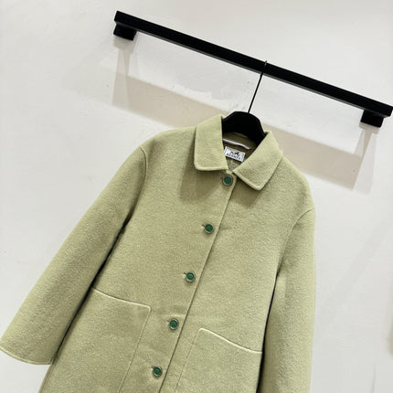 HERMES 25S LONG CASHMERE COAT 171