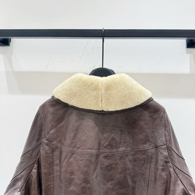 MIUMIU LEATHER JACKET STYLE 585