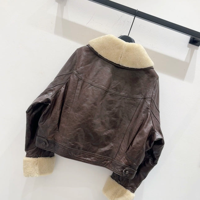MIUMIU LEATHER JACKET STYLE 585