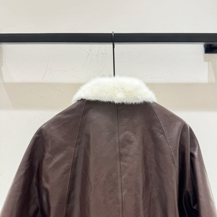 MAX MARA 25S SHORT SHEARLING COAT 169