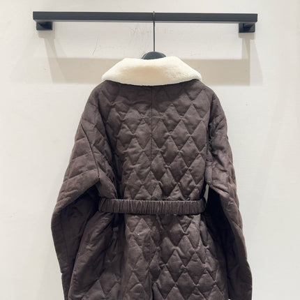 PRADA 25S WOOL SHEEPSKIN COAT 244