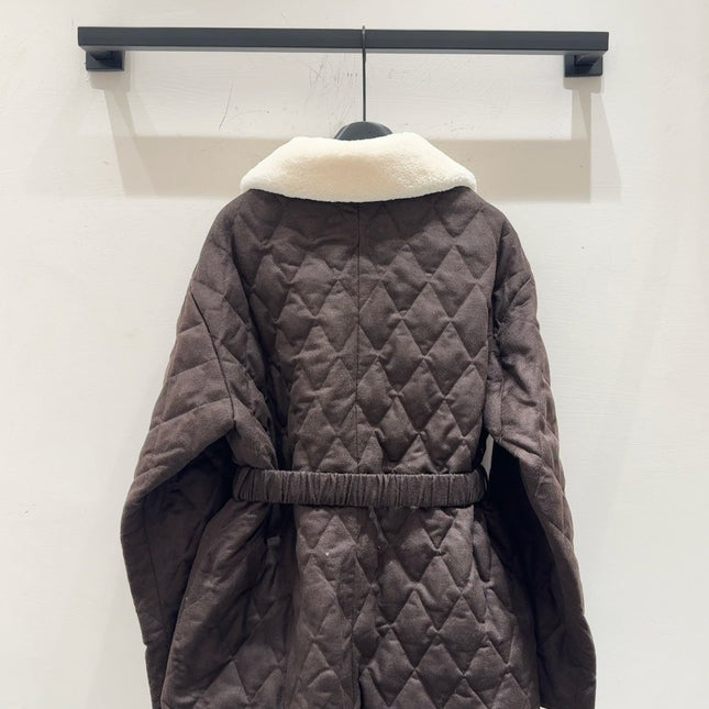 PRADA 25S WOOL SHEEPSKIN COAT 244