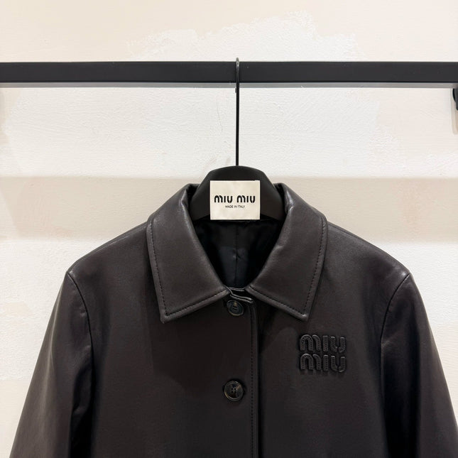 MIUMIU LEATHER JACKET STYLE 843