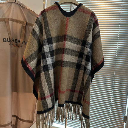 BURBERRY 25S PLAID KNIT JACKET 0030