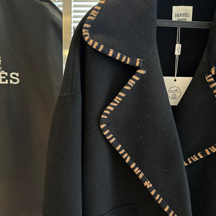 HERMES 25S DESIGNER CASHMERE COAT 180