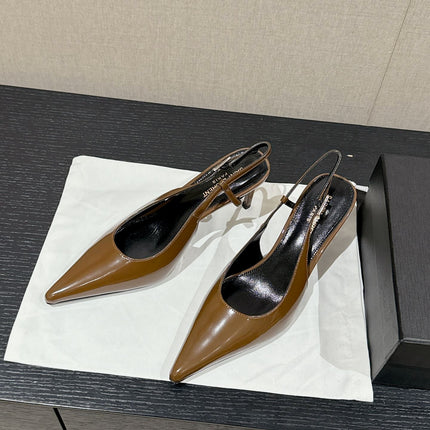 SL CHERISH SLINGBACK 75 CAMEL CALFSKIN