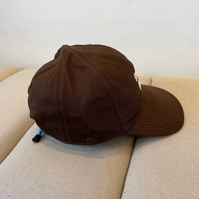 MIUMIU BASEBALL CAP IN BROWN KHAKI FABRIC STYLE 6
